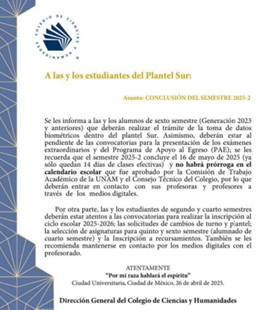 comunicado