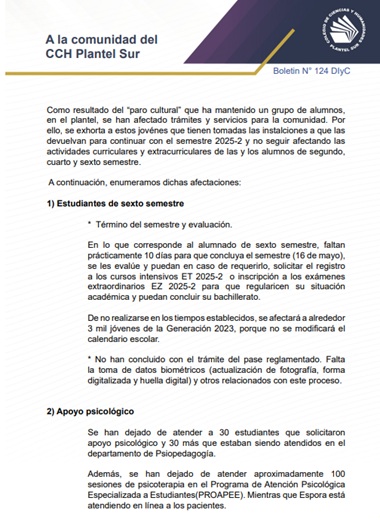 comunicado